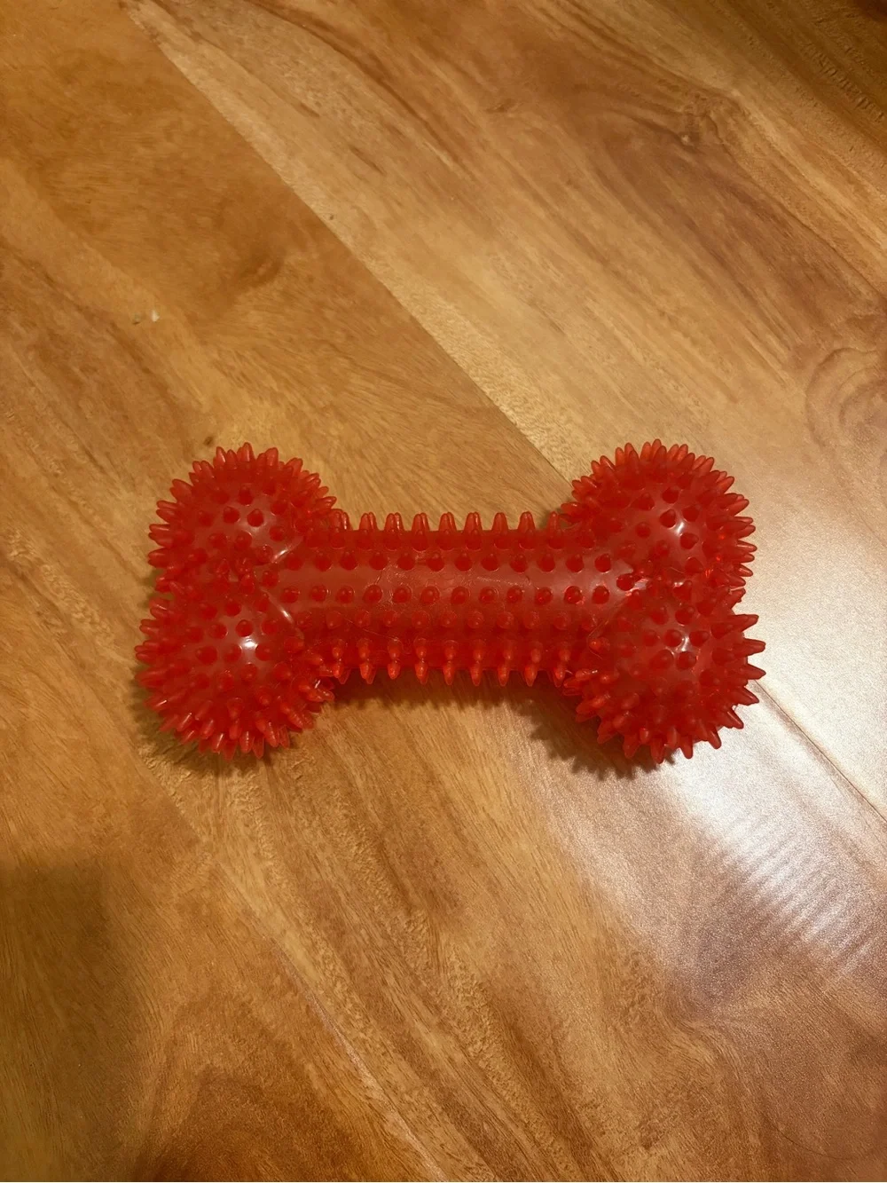 Durable Green & White and Red Dog Chew Toy Duo